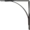 Ekena Millwork Morris Steel Bracket, Hammered Brown 3"W x 14"D x 14"H BKTM03X14X14MOHBR - alternate 10